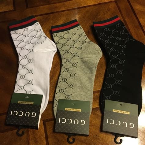 grey and red gucci socks|black Gucci socks men.